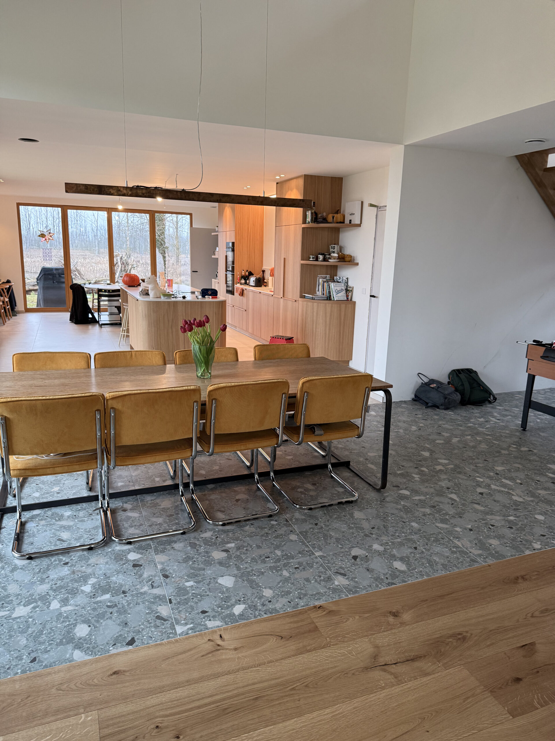 Tegels 80x80 technische ruimte Rotselaar