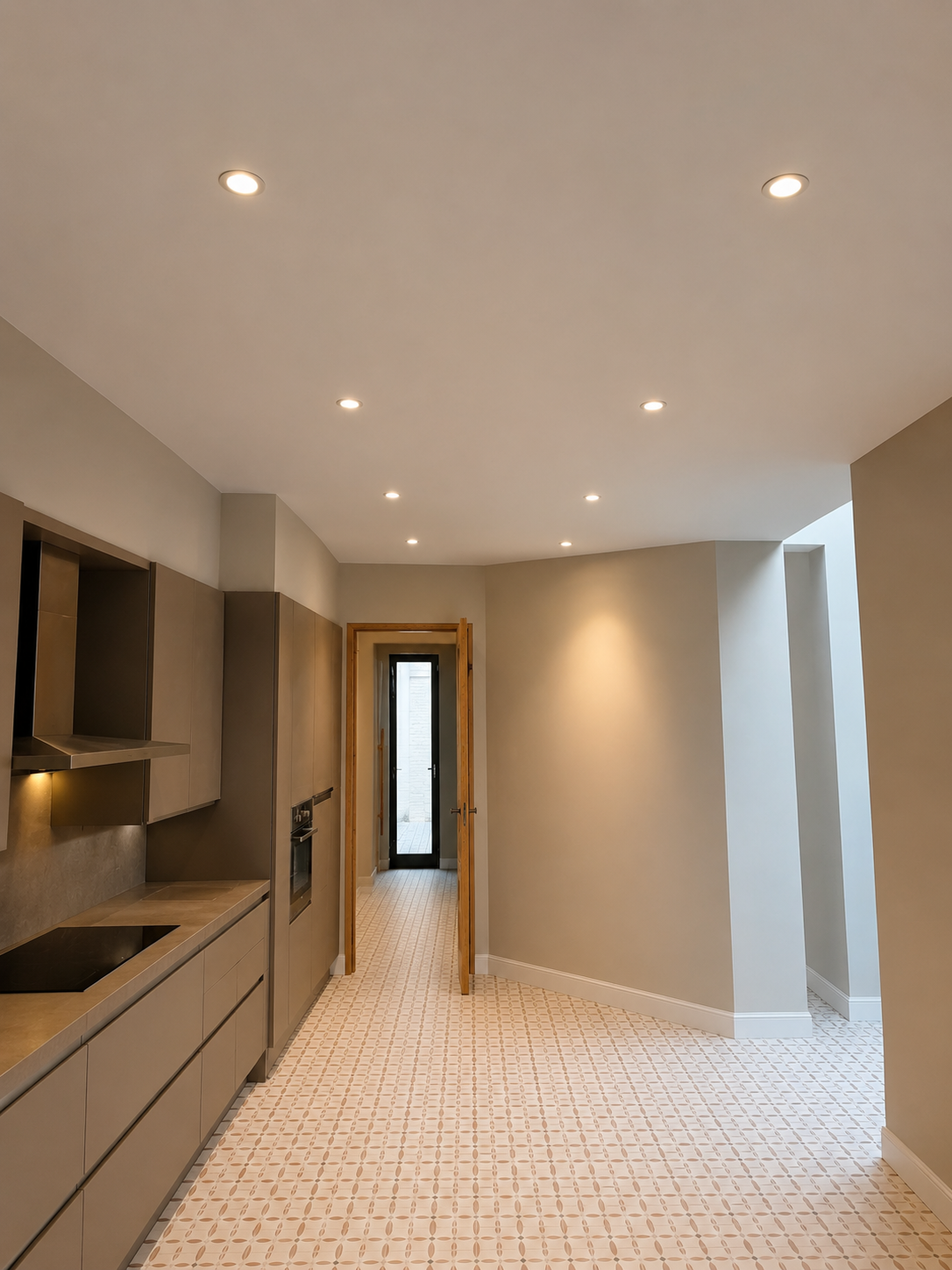 Renovatie Tienen - afgewerkt klein toilet met oog voor detail